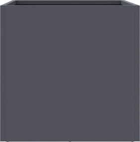 vidaXL Ζαρντινιέρα Ανθρακί 32x30x29 εκ. από Χάλυβα