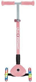 Globber Scooter Primo Foldable Lights Pastel Pink