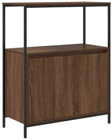 vidaXL Ντουλάπι μπάνιου με ράφια καφέ δρυς 76,5x35x95 εκ.