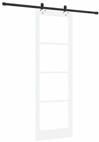 vidaXL Συρόμενη Πόρτα ORKDAL Λευκό 78 x 232 cm Ξύλο και μέταλλο