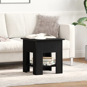 vidaXL Τραπεζάκι καφέ Μαύρο Δρυς 40x40x42 εκ. Επεξεργασμένο ξύλο