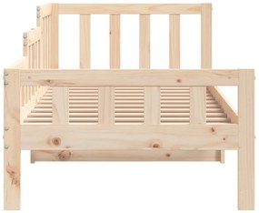 vidaXL Καναπές Κρεβάτι Χωρίς Στρώμα 90x190 εκ. Μασίφ Ξύλο Πεύκου