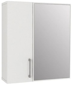Καθρέπτης μπάνιου Ditto Μegapap χρώμα λευκό 59,6x16,4x64,8εκ.-GP042-0274,1