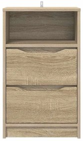 vidaXL Κομοδίνο Δρύς Sonoma 40 x 30 x 467 εκ Επεξεργασμένο ξύλο