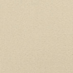 vidaXL Υποπόδιο Κρεμ 60x50x41 εκ. Υφασμάτινο