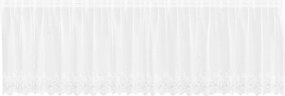 vidaXL Κουρτίνα Δαντέλας Λευκό 500 x 120 cm Πολυεστέρας