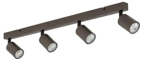 Πλαφονιέρα Φωτιστικό Οροφής 4xGU10 10W IP20 Top TK Lighting-5969-Μαύρο-Χρυσό 5969