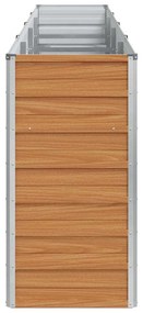 vidaXL Υπερυψωμένη Ζαρντινιέρα Ανοιχτό καφέ 320 x 40 x 77 cm