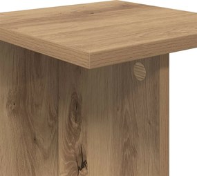vidaXL Βάση φυτών Τεχνίτικη Δρυς 25 x 25,5 x 60,5 εκ.