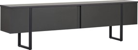 Έπιπλο Τηλεόρασης Ανθρακί / Μαύρο IZAVA 180x30x50