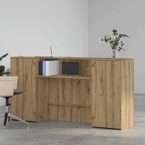 vidaXL Γραφείο υποδοχής 200x50x103,5 εκ. Επεξεργασμένο Ξύλο