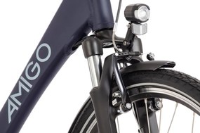 E-Alvor D2 28 Inch 53 cm Women 7SP Rim Brakes Matte blue