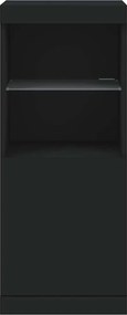 vidaXL Μπουφές με Φώτα LED Μαύρος 41 x 37 x 100 εκ.