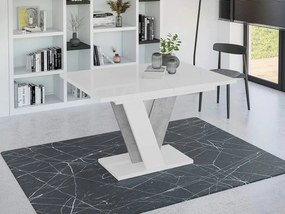 Τραπέζι Viney επεκτεινόμενο-leuko gualistero - concrete