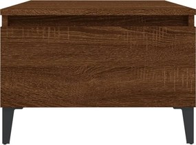 vidaXL Τραπέζι Βοηθητικό Καφέ Δρυς 50x46x35 εκ. Επεξεργασμένο Ξύλο