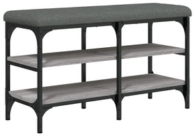 vidaXL Παπουτσοθήκη Γκρι Sonoma 82x32x47 εκ. από Επεξεργασμένο Ξύλο