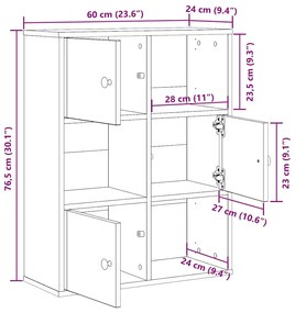 ΒΙΒΛΙΟΘΗΚΗ ΌΨΗ ΠΑΛΑΙΟΥ ΞΥΛΟΥ 60X24X76,5 ΕΚ. ΕΠΕΞΕΡΓΑΣΜΕΝΟ ΞΥΛΟ 860389