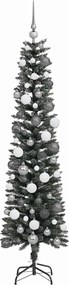 vidaXL Τεχνητό Χριστουγεννιάτικο Δέντρο με 300 LED Πράσινο 180 cm