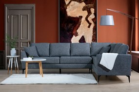 Corner Sofa Tempo Corner Right (L3+3) Dark Grey