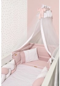 BABY OLIVER DES.402 ΠΑΠΛΩΜΑ &amp; ΠΑΠΛΩΜΑΤΟΘΗΚΗ 100X140CM ΡΟΖ 46-6700/402
