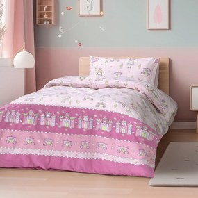 LINO ΣΕΤ ΣΕΝΤΟΝΙΑ KASTRO PINK  170X260