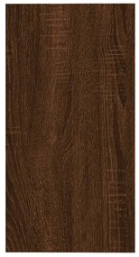 vidaXL Βοηθητικό Τραπέζι Καφέ Δρυς 50x26x50 εκ. Επεξεργασμένο Ξύλο