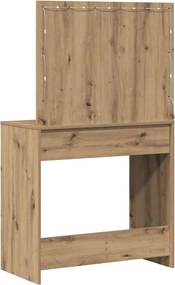 vidaXL Τραπέζι περιποίησης Artisan Oak 78,5 x 41 x 135 εκ