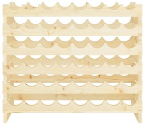 vidaXL Ραφιέρα Κρασιών 83 x 29 x 68 εκ. από Μασίφ Ξύλο Πεύκου