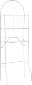 vidaXL Ραφιέρα Μπάνιου Λευκή 60 x 33 x 174 εκ.