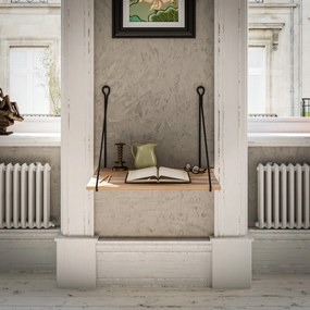 Γραφείο Καρυδί / Μαύρο PUBRI 70x50x50