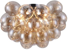 Πλαφονιέρα Maytoni Balbo 8φωτη-Κεχριμπάρι