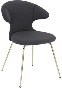 Καρέκλα Τραπεζαρίας Time Flies Horizons S 590-04C5901-1 57x59x83cm Dark Grey-Brass Umage Steel,Polyester