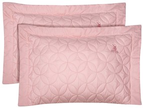 Ζεύγος Μαξιλαροθήκες Microfiber 50x70+8εκ. Classic 2359 Nude Greenwich Polo Club