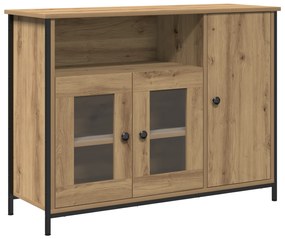 vidaXL Σαλονάκι Artisan Oak 100x35x75 cm Επεξεργασμένο ξύλο