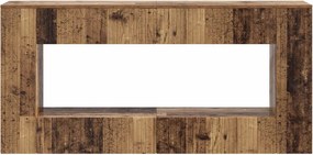 vidaXL Τραπέζι κονσόλας Ριγέ Παλιό ξύλο 155 x 29 x 74 εκ.