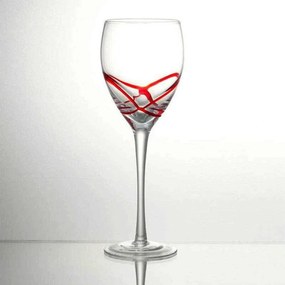 Ποτήρι Νερού Κολωνάτο X-treme 52.987.53 365ml Red Cryspo Trio Glass