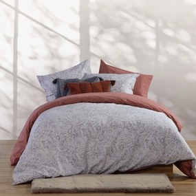 Παπλωματοθήκη Inspire (Σετ 2τμχ) Grey Nef-Nef Μονό 170X240cm 100% Βαμβάκι