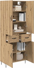 vidaXL Highboard 2 pcs Artisan Oak 69,5 x 34 x 180 εκ.