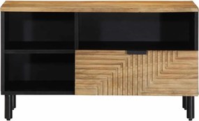 vidaXL Ντουλάπι τηλεόρασης καφέ 80x33x46 cm μασίφ ξύλο Mango