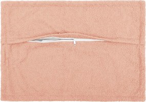 vidaXL Κάλυμμα Μαξιλαριού 2 pcs HOUTEN Ροζ 50 x 80 cm Μπουκλέ