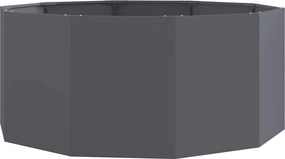 vidaXL Γλάστρα Ανθρακί 120 x 120 x 50 εκ Ατσάλι