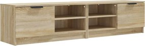 vidaXL Έπιπλα Τηλεόρασης 2 τεμ. Sonoma Δρυς 80x35x36,5 εκ. Επεξ. Ξύλο