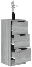 vidaXL Ντουλάπια 2 τεμ. Γκρι Sonoma 30x30x70 εκ. Επεξεργασμένο Ξύλο