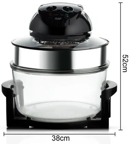 RAF Πολυλειτουργικό Φριτέζα Αέρος 8 σε 1 3500W 17l R.5406 - Multifunctional Airfryer Air Fryer Electric Fryer 3500W