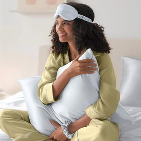 Σετ Ύπνου Beauty Sleep (Σετ 3τμχ) Silver Feel And Touch 50Χ70 Μετάξι