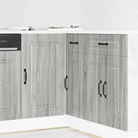 vidaXL ντουλάπι βάσης κουζίνας Kalmar Γκρι sonoma Επεξεργασμένο Ξύλο