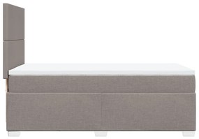 ΚΡΕΒΑΤΙ BOXSPRING ΜΕ ΣΤΡΩΜΑ TAUPE 90X200 ΕΚ. ΥΦΑΣΜΑΤΙΝΟ 3290368