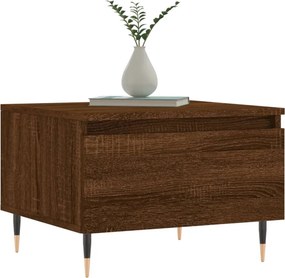 vidaXL Τραπεζάκια Σαλονιού 2 τεμ. Καφέ Δρυς 50x46x35 εκ. Επεξ. Ξύλο