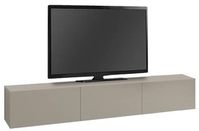 Έπιπλο τηλεόρασης επιτοίχιο Francy Megapap χρώμα sandstone 180x30x30εκ.