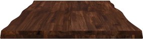 vidaXL Επιφάνεια Τραπεζιού Live Edge 100 x 60 x 3,2 cm Ορθογώνιος